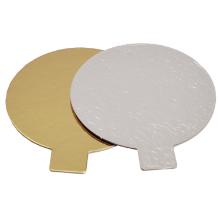 Cardboard with ear &Oslash;80mm 800g silver/gold product photo