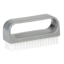Nail brush Vikan rigid L100xW35xH50mm RPP with handle gray product photo