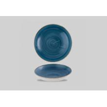 Plate Deep Churchill Coupe Stonecast &Oslash;18.2xH7cm Deep Blue product photo