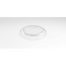 Plastic lid DeliGreen Stackable &Oslash;129xH17.50mm RPET with antifog Transparent product photo