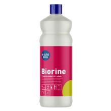 Sanitary cleaning liquid Kiilto Pro Biorine 1ltr RHDPE with color/perfume blue p product photo