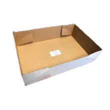 Papkasse l&aring;g L593xB387xH146mm b&oslash;lgepap hvid benyt inderpose product photo