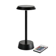 Lamp LED Nour L26.3xW11.9cm with remote control Black product photo