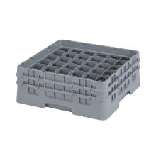 Opvaskekurv Cambro L50xB50xH18.5cm Til glas 36-rum Plast Gr&aring; product photo