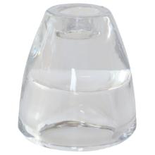 Candlestick 2-in-1 &Oslash;7xH7.5cm For Tealights/Candlelights Clear product photo