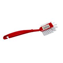 Dish Brush Soft/Medium Max Eco 24cm PET/RPBT with Scraper Edge Red product photo