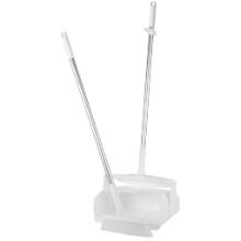 Dustpan set closable with broom 350 mm Medium White product photo