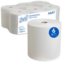 H&aring;ndkl&aelig;derulle Scott Airflex 1-lag 304 m Hvid product photo
