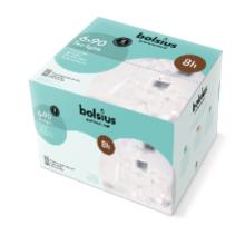 Bolsius tealight candle, burn time 8 hours, &Oslash;38 &times; H17 mm, white product photo