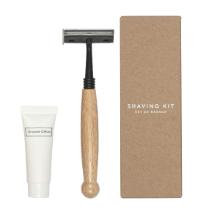 Barbers&aelig;t EcoGreen I papindpakning Med Skraber og Barbergel product photo