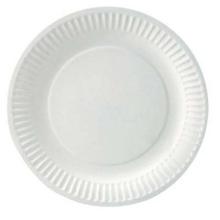 Cardboard plate Catersource &Oslash;18xH1cm Cardboard FSC White product photo