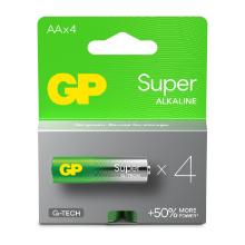 Battery GP Super Alkaline AA 4-pack product photo