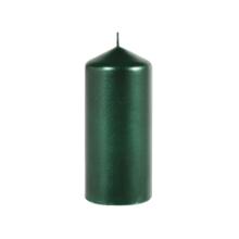 Bloklys Duni Br&aelig;ndetid 50 timer &Oslash;70xH150mm Parrafin M&oslash;rke Gr&oslash;n product photo