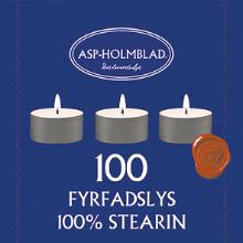 Fyrfadslys Brændetid 6 timer Ø38xH17mm Stearin White product photo