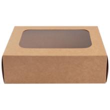 &AElig;ske L240xB164xH765mm Pap/Plast Brun Med PLA rude product photo