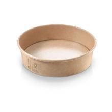 Salad bowl Naturesse 900ml &Oslash;185xH49mm cardboard/PLA Brown product photo