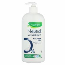 Bades&aelig;be Neutral 900ml Shower Svanem&aelig;rket med Pumpe uden Parfume/Farve Klar product photo