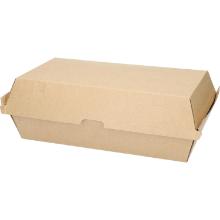 Takeaway Boks Rektangulær L225xB130xH77mm Pap Brun product photo