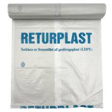 Knudes&aelig;k 200liter B850xL1600mm 35my Returplast Transparent product photo