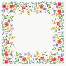 Table Cover Slipcover Bio Dunicel Flowy Meadow 84 x 84cm Floret product photo