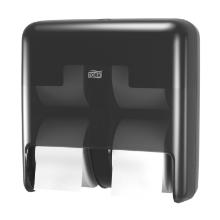 Dispenser Tork Toiletpapir T7 OptiServe D17.4xB31.9xH32.3cm ABS Sort Til 4 rl. product photo