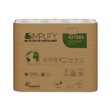 Toiletpapir Papernet Simplify 3-lag &Oslash;11.7cm L27.5mxW9.60cm Nyfiber White product photo