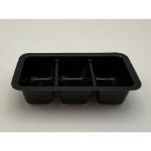 Dressingb&aelig;ger 3-rum Rektangul&aelig;r L100xB50xH25mm RPET Sort product photo