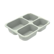Tray 4-Compartment C 2227-4C Rectangular 227X178X43mm 1070ml CPET Evolve product photo