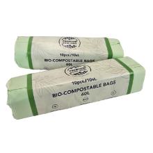 Bag 60 liters W600 x L800 mm 20&micro;m Standard Green PLA product photo