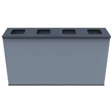 Sorteringsstation 4X60 ltr inkl. inderspande product photo