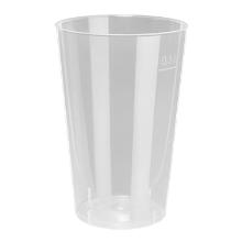 Plastic cup 30 cl &Oslash;78 mm H118 mm reusable PP semi transparent product photo