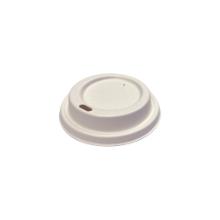Drinking Lid Bagasse &Oslash;80xH15mm for Coffee Cup White product photo