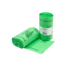 Spandepose 35ltr B600xL740mm 17my PLA med Stjernebund Komposterbar Gr&oslash;n product photo