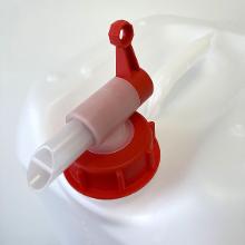 Drain tap with vent &Oslash;44.5 mm, DIN 55 thread, Red. product photo