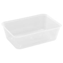 Bakke 750 ml 175 x 120 x 52 mm nudelbakke til mikroovn PP klar product photo