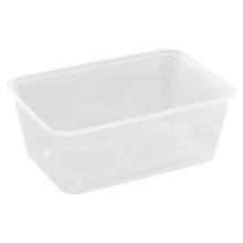 Tray 960 ml, 175 x 120 x 60 mm, noodle tray for microwave use, PP transparent product photo