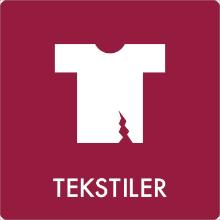 Piktogram Tekstilaffald 60x60mm product photo