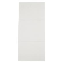 H&aring;ndkl&aelig;de Engangs Airlaid 3-fold 58x26cm Hvid til aft&oslash;rring af kroppen product photo