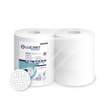Toiletpapir Jumbo Aquastream 340 B9.1cmxL340m 2-lags Ecolabel med Hylse Hvid product photo