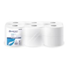 Lucart Jumbo Mini Strong 150 Toilet Paper W8.5cm x L150m 2-Ply with Core White V product photo