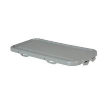 Lid in dark grey plastic that fits 10- and 20-liter buckets product photo