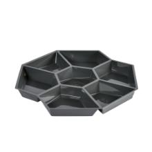 Insert Octaview 7 room grey PET f/Octaview lunchtray 1604127 product photo