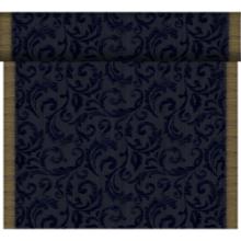 Table Runner Bio Dunicel T&ecirc;te-&agrave;-t&ecirc;te 0.4 &times; 24 m Rich Damask Black product photo