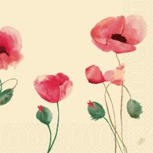 Serviet Duni 40x40cm 3-lags Poppy Charm product photo