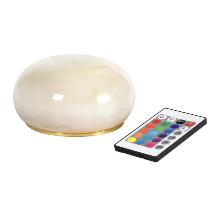 Lampe LED Alaea Ø11.5xH6cm Med Fjernbetjening Messing product photo