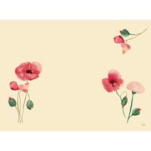 Placemat Bio Dunicel 30 &times; 40 cm Poppy Charm Cream product photo
