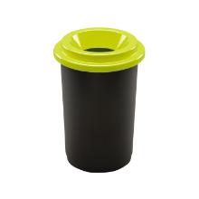 Affaldsspand ECO 50 ltr Sort m. lime l&aring;g product photo