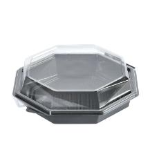 Multiboks Octaview 1-rum 190x190x60 mm med L&aring;g PET Gr&aring;/Klar product photo