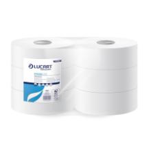 Toiletpapir Lucart Maxi Jumbo L270mx&Oslash;245mm 2-lag Nyfiber Hvid product photo