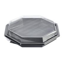 Multibox Octaview 1-compartment 230&times;230&times;50mm with Lid PS Black/Clear product photo